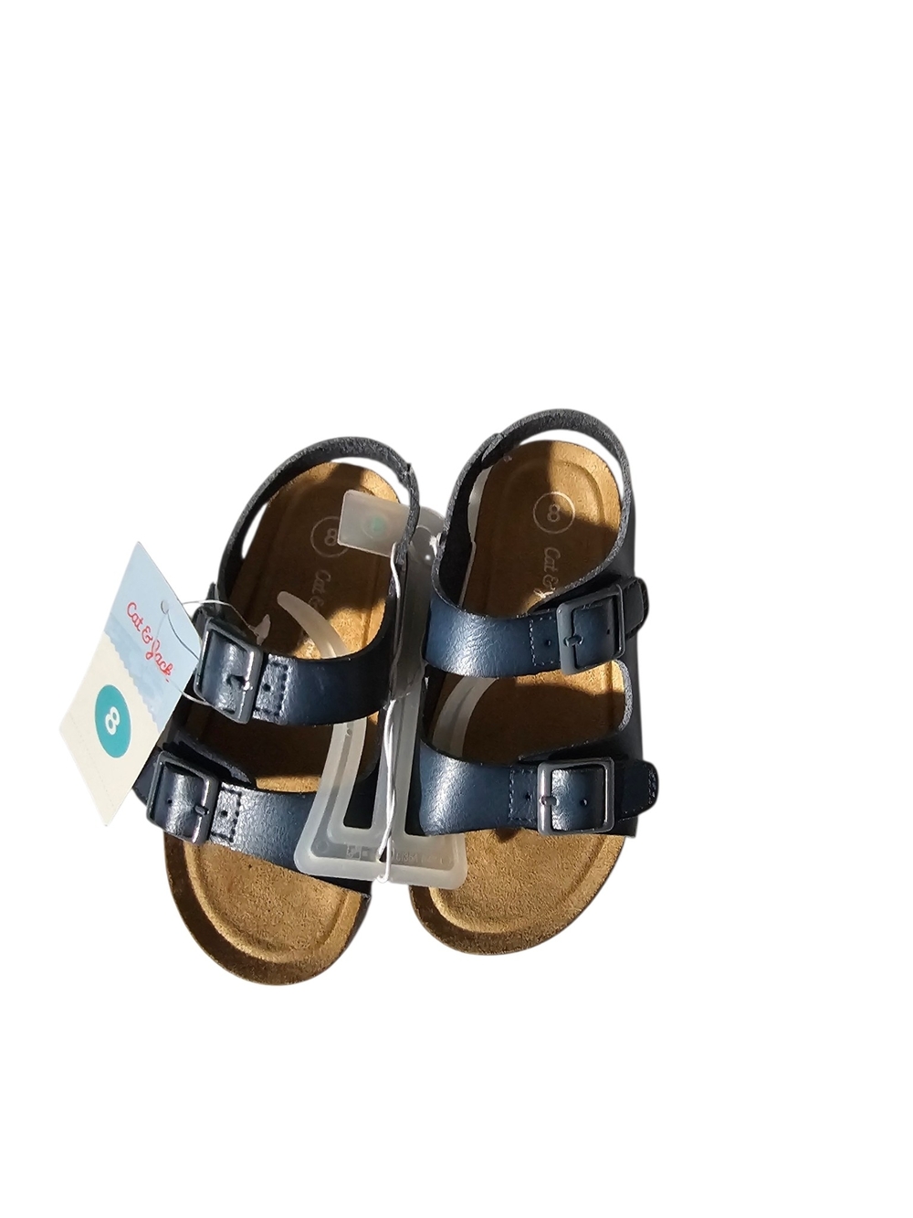 Cat & Jack Navy Double-Buckle Kids Sandals